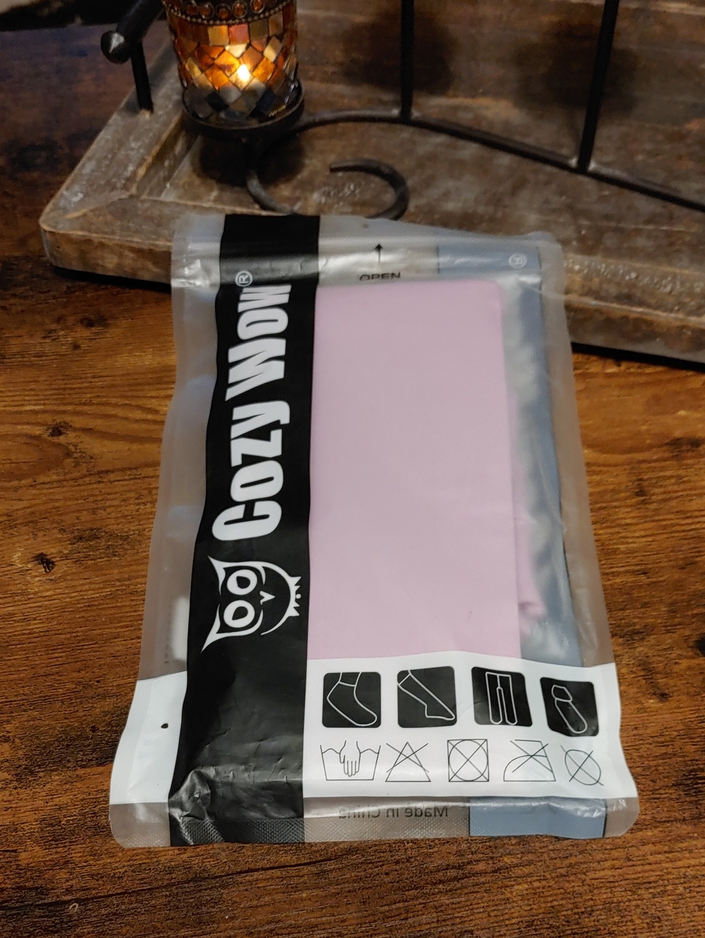 NWT Cozy Wow Lavender footed L/XL Tights